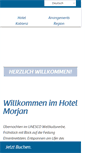 Mobile Screenshot of hotel-haus-morjan.de